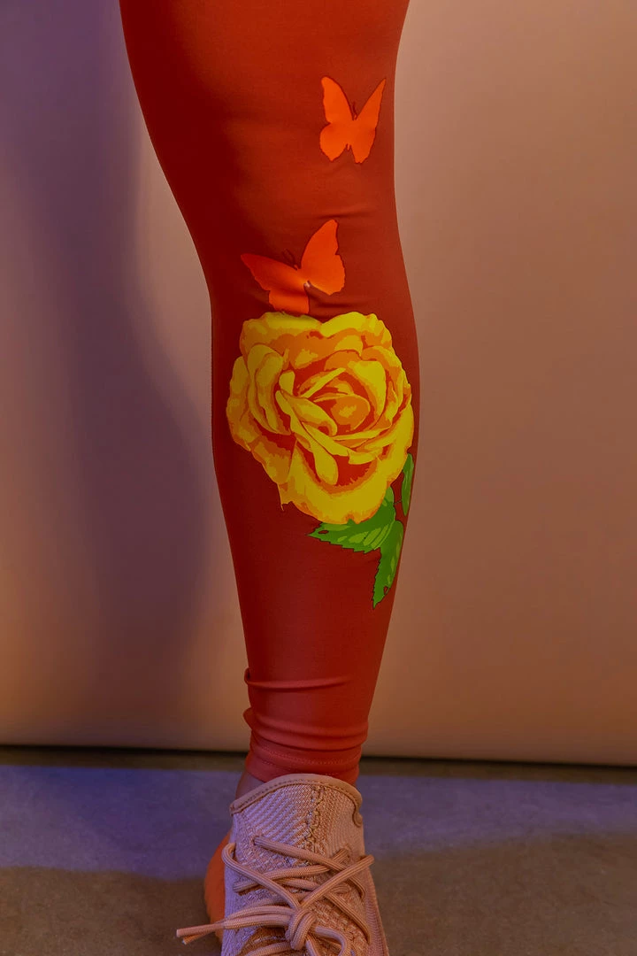 WOMENS ACTIVEWEAR BLOSSOM TUMMY TUCK ACTIVE SET-BROWN 7 WOMENS ACTIVEWEAR BLOSSOM TUMMY TUCK ACTIVE SET-BROWN