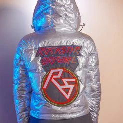 WOMENS OUTERWEAR VERGE PUFFER JACKET-SILVER