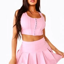 WOMENS DRESSES Best Seller KATIA CORSET SKIRT SET - MAUVE