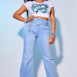 WOMENS TEES Best Seller INDIA LOVE IN BABY GIRL AIRBRUSH TEE-WHITE