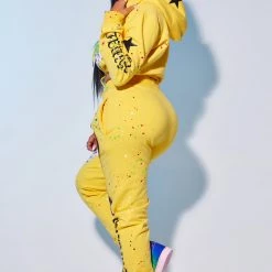 WOMENS TRACK SETS AMBER TRACKSET-YELLOW