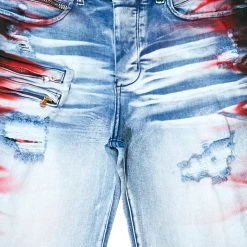 MENS SHORTS KENZO DENIM SHORT-BLACK/WHITE