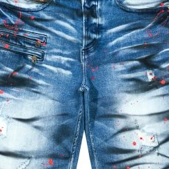 MENS SHORTS BROOKS DENIM SHORT-DARK GREY