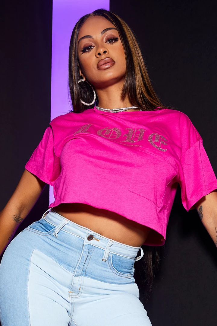 WOMENS TEES Best Seller LOVE TEE-PINK 1 WOMENS TEES Best Seller LOVE TEE-PINK