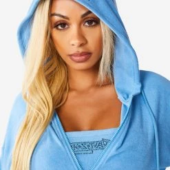 WOMENS TRACK SETS MONTANA SET - LT BLUE