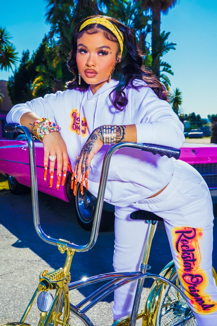 WOMENS TRACK SETS INDIA LOVE IN VENICE OVERSIZED TRACKSET-WHITE 2 WOMENS TRACK SETS INDIA LOVE IN VENICE OVERSIZED TRACKSET-WHITE