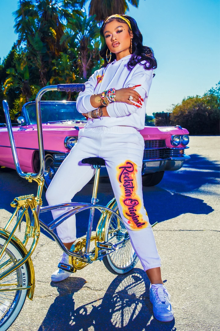 WOMENS TRACK SETS INDIA LOVE IN VENICE OVERSIZED TRACKSET-WHITE 3 WOMENS TRACK SETS INDIA LOVE IN VENICE OVERSIZED TRACKSET-WHITE