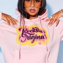 WOMENS TRACK SETS JASMIN OVERSIZED TRACKSET-PINK