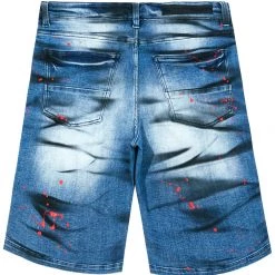 MENS SHORTS BROOKS DENIM SHORT-DARK GREY