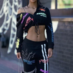 WOMENS TRACK SETS SHAYNA TRACKSET - BLACK