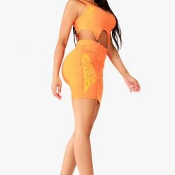 WOMENS DRESSES DON SKIRT DRESS - ORANGE Best Seller