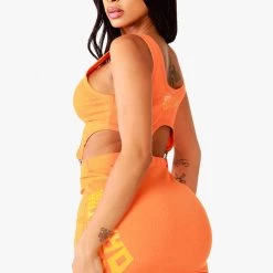 WOMENS DRESSES DON SKIRT DRESS - ORANGE Best Seller