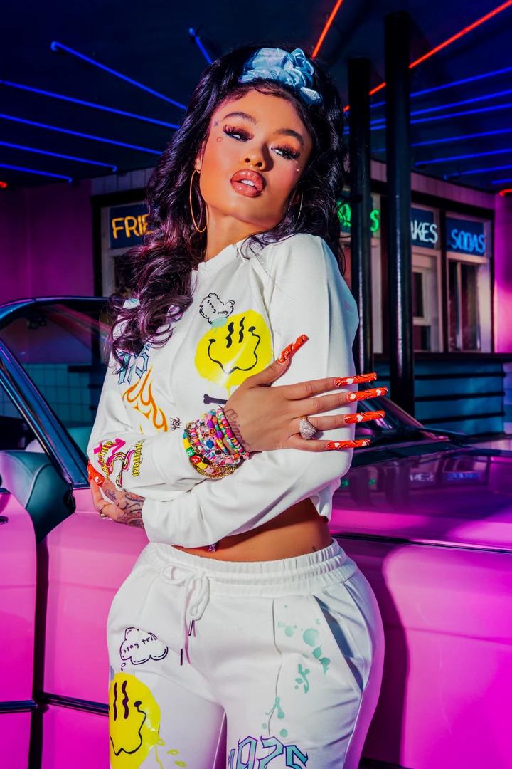 WOMENS TRACK SETS INDIA LOVE IN FINLEY TRACKSET-WHITE 2 WOMENS TRACK SETS INDIA LOVE IN FINLEY TRACKSET-WHITE