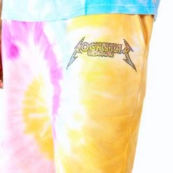 MENS SHORT SETS ZEPPLIN TIE DYE SHORT SET-ORG/PINK Track Sets 26 MENS SHORT SETS ZEPPLIN TIE DYE SHORT SET-ORG/PINK Track Sets