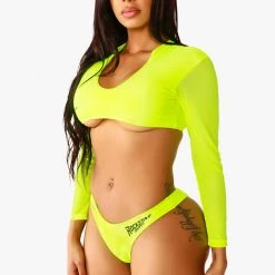 WOMENS SHAPEWEAR Best Seller SKYLAR BIKINI - NEON YELLOW