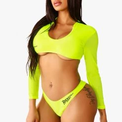 WOMENS SHAPEWEAR Best Seller SKYLAR BIKINI - NEON YELLOW