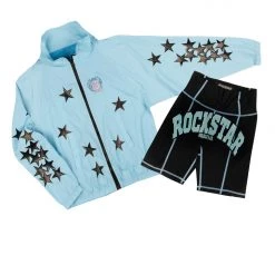 WOMENS ACTIVE SHORT SETS ADOLA SHORT SET-BLUE