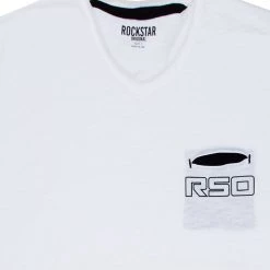 MENS TEES AFFLICT T-SHIRT-WHITE Tops