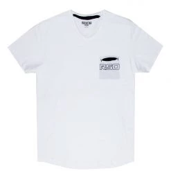 MENS TEES AFFLICT T-SHIRT-WHITE Tops