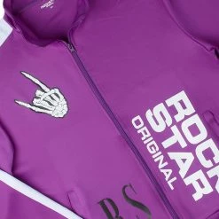 MENS TRACK SETS AGUSTIN GRAPHIC TRACK SET-PURPLE