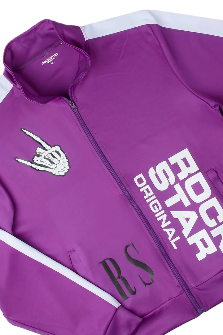 MENS TRACK SETS AGUSTIN GRAPHIC TRACK SET-PURPLE 2 MENS TRACK SETS AGUSTIN GRAPHIC TRACK SET-PURPLE