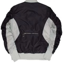 MENS JACKETS AKI BOMBER JACKET-BLACK/GREY 7 MENS JACKETS AKI BOMBER JACKET-BLACK/GREY