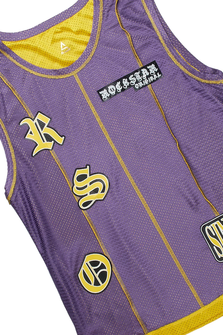 MENS SHORT SETS ALRICK GRAPHIC SHORT SET-PURPLE 3 MENS SHORT SETS ALRICK GRAPHIC SHORT SET-PURPLE