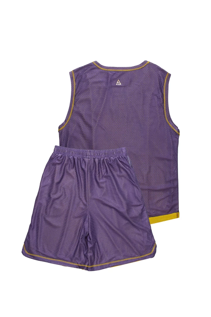 MENS SHORT SETS ALRICK GRAPHIC SHORT SET-PURPLE 5 MENS SHORT SETS ALRICK GRAPHIC SHORT SET-PURPLE