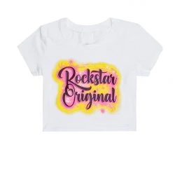 WOMENS TEES AMARI AIRBRUSH TEE-WHITE Best Seller 15 WOMENS TEES AMARI AIRBRUSH TEE-WHITE Best Seller