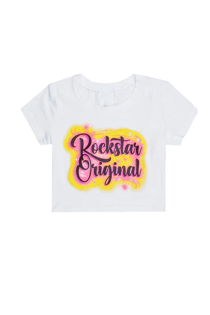 WOMENS TEES AMARI AIRBRUSH TEE-WHITE Best Seller 7 WOMENS TEES AMARI AIRBRUSH TEE-WHITE Best Seller