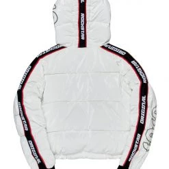 WOMENS OUTERWEAR ANGEL PUFFER JACKET-WHITE 7 WOMENS OUTERWEAR ANGEL PUFFER JACKET-WHITE