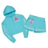 WOMENS SHORT SETS ANNETTE SHORT SET-TURQUOISE