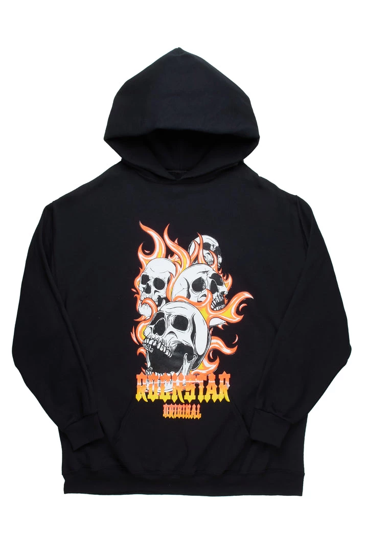 MENS HOODIES & SWEATSHIRTS ANTHONY PRINTED HOODIE-BLACK Tops 4 MENS HOODIES & SWEATSHIRTS ANTHONY PRINTED HOODIE-BLACK Tops