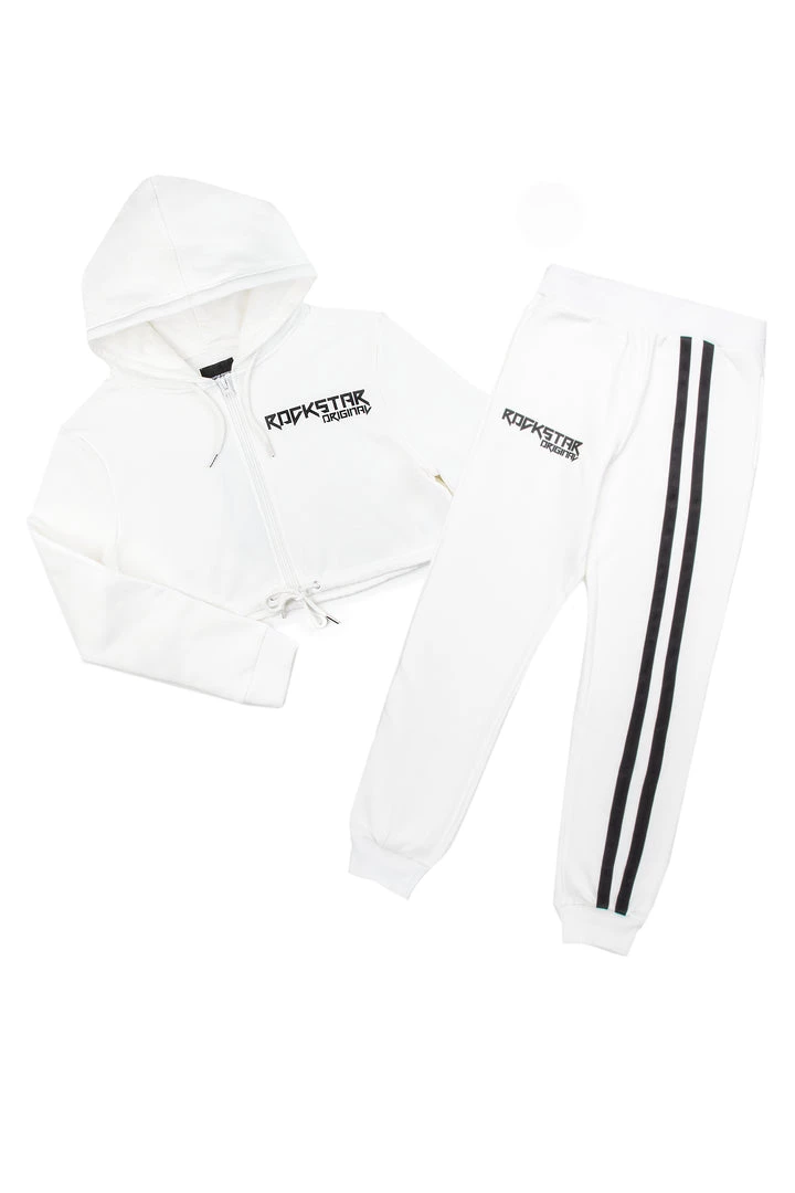 WOMENS TRACK SETS AVERY TRACKSET - WHITE 1 WOMENS TRACK SETS AVERY TRACKSET - WHITE