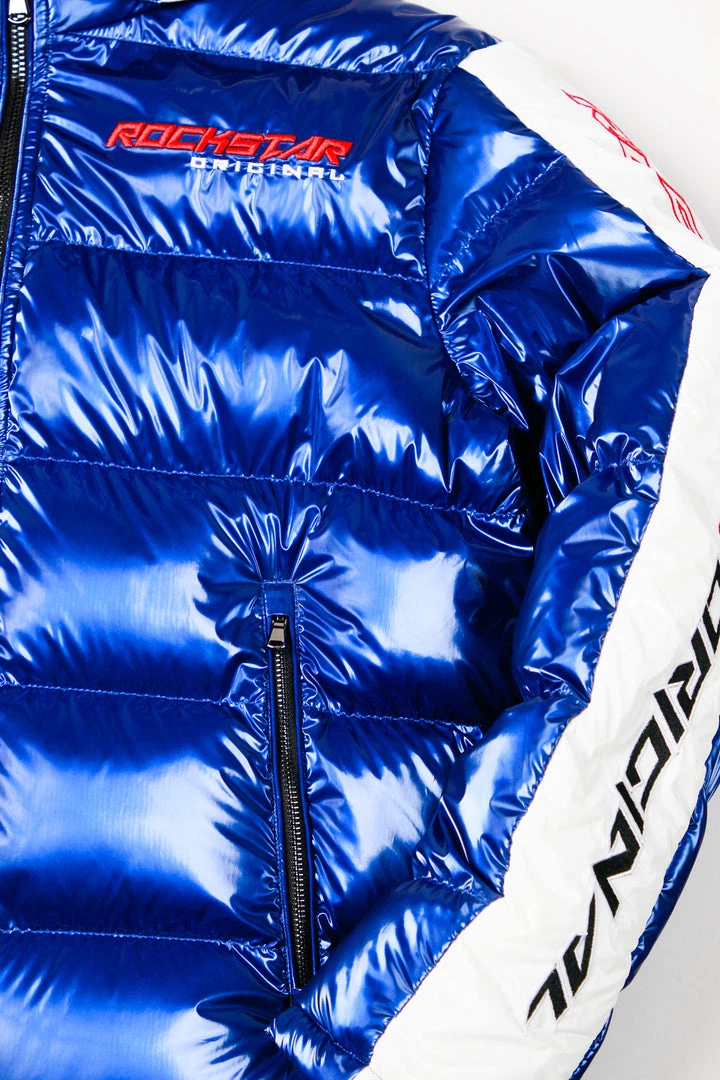 MENS OUTERWEAR Jackets & Outerwear Metallic Royal Blue Alasia Puffer Jacket 14 MENS OUTERWEAR Jackets & Outerwear Metallic Royal Blue Alasia Puffer Jacket