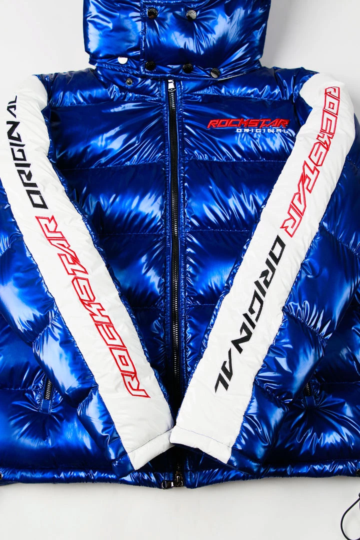 MENS OUTERWEAR Jackets & Outerwear Metallic Royal Blue Alasia Puffer Jacket 15 MENS OUTERWEAR Jackets & Outerwear Metallic Royal Blue Alasia Puffer Jacket