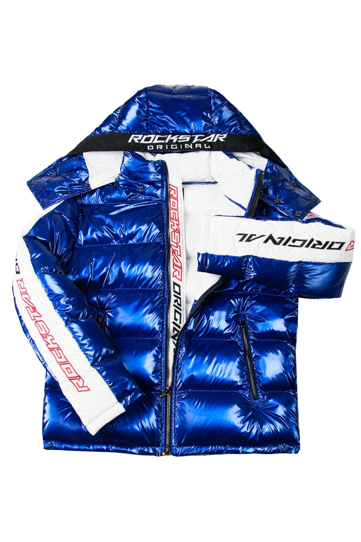 MENS OUTERWEAR Jackets & Outerwear Metallic Royal Blue Alasia Puffer Jacket 11 MENS OUTERWEAR Jackets & Outerwear Metallic Royal Blue Alasia Puffer Jacket