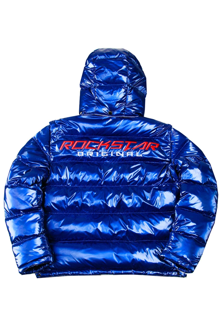 MENS OUTERWEAR Jackets & Outerwear Metallic Royal Blue Alasia Puffer Jacket 18 MENS OUTERWEAR Jackets & Outerwear Metallic Royal Blue Alasia Puffer Jacket