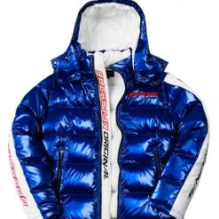 MENS OUTERWEAR Jackets & Outerwear Metallic Royal Blue Alasia Puffer Jacket 29 MENS OUTERWEAR Jackets & Outerwear Metallic Royal Blue Alasia Puffer Jacket