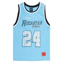 MENS TANKS BAKER JERSEY- BLUE Tops