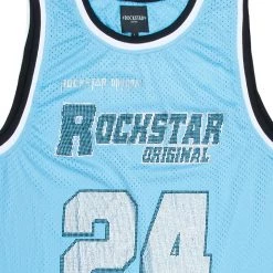 MENS TANKS BAKER JERSEY- BLUE Tops 6 MENS TANKS BAKER JERSEY- BLUE Tops