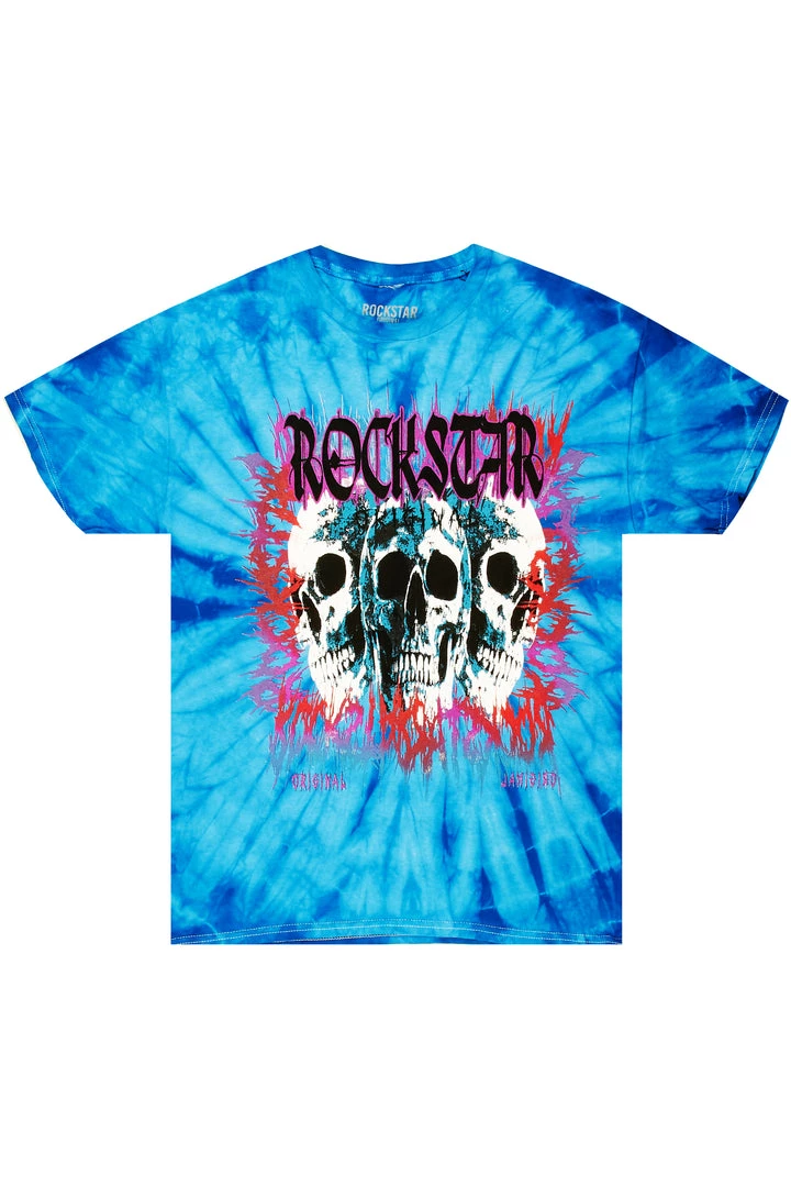 MENS TEES BARAKA T-SHIRT-BLUE Tops 1 MENS TEES BARAKA T-SHIRT-BLUE Tops