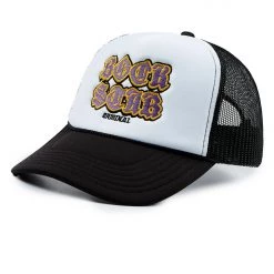 MENS ACCESSORIES BASTIAN VARSITY TRUCKER HAT-BLACK/WHITE