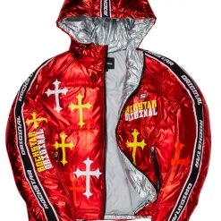 WOMENS OUTERWEAR BEATRIX PUFFER JACKET-RED Best Seller