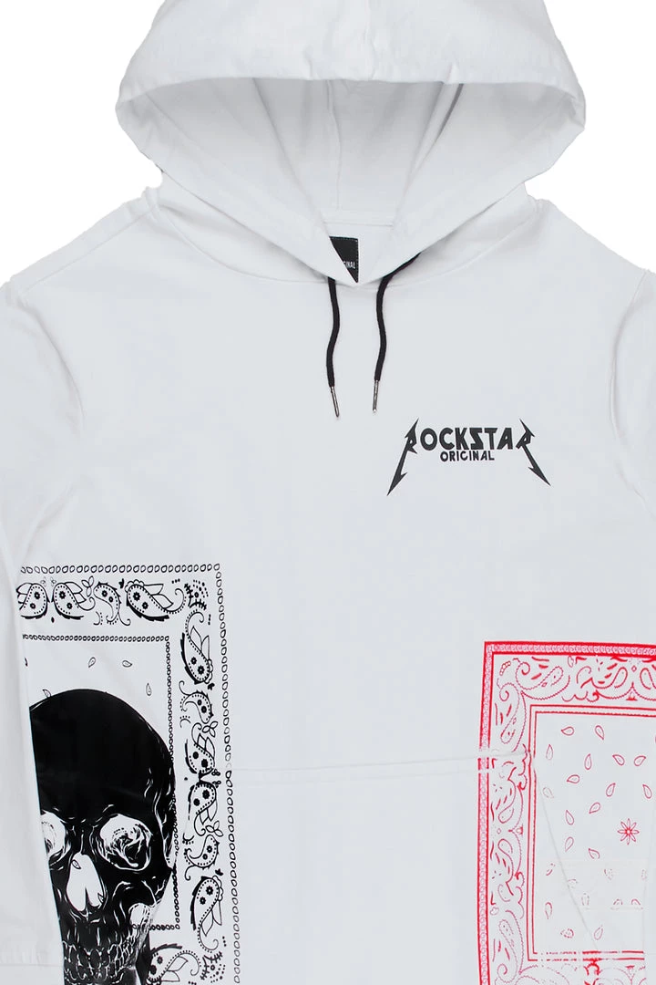 MENS HOODIES & SWEATSHIRTS BILLIE PRINTED HOODIE-WHITE 2 MENS HOODIES & SWEATSHIRTS BILLIE PRINTED HOODIE-WHITE