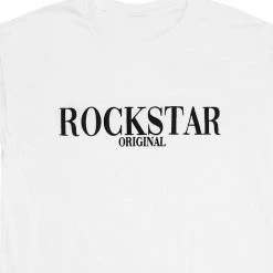 MENS TEES OCTAVIO PRINTED T-SHIRT-WHITE/BLACK