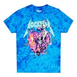 MENS TEES CHEVALIER GRAPHIC T-SHIRT-BLUE/BLACK