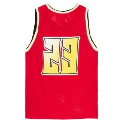 MENS TANKS Tops BOLAN JERSEY- RED
