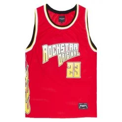 MENS TANKS Tops BOLAN JERSEY- RED