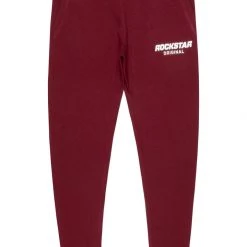 MENS PANTS BOSTON BASIC JOGGER-BURGUNDY Track Sets